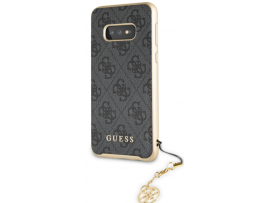 NEW CG MOBILE Galaxy S10 GUESS Logo CHARMS COLLECTION Hard Case Grey Cover